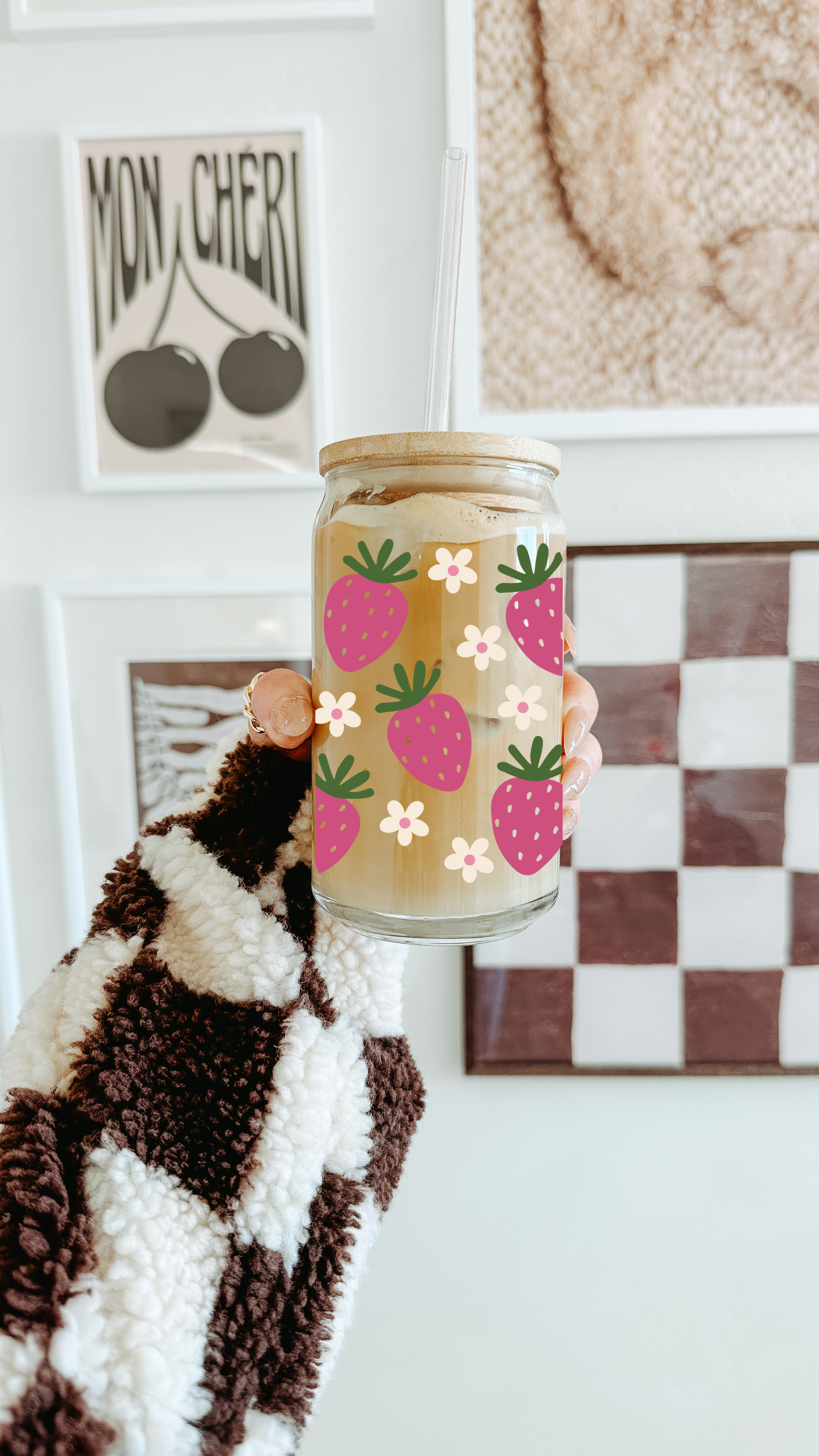 Verre 16 oz | Fraise