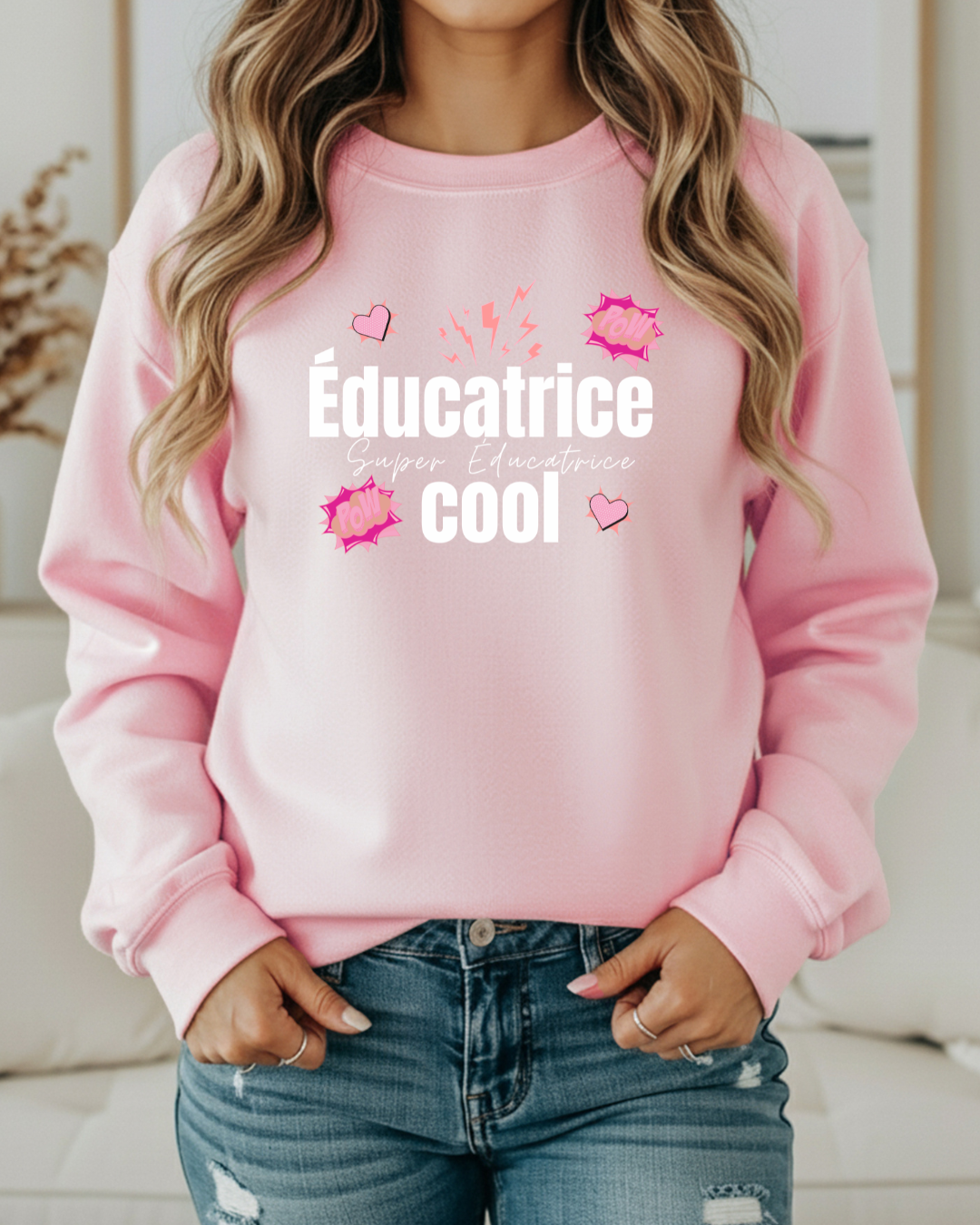 Crewneck-Éducatrice Cool