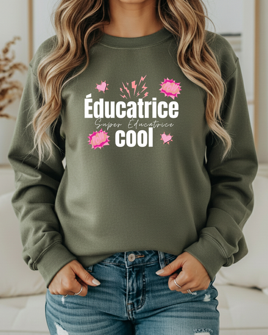 Crewneck-Éducatrice Cool