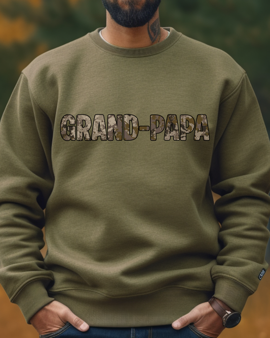 Crewneck- Grand-papa camo